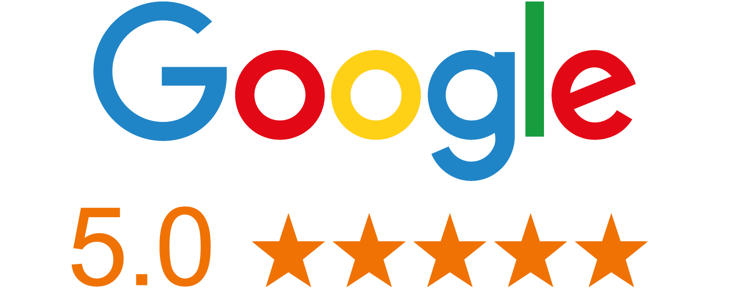 5.0 sterren op Google